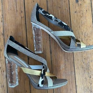 Diane von Furstenberg leather sandals